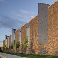 New courts exterior view